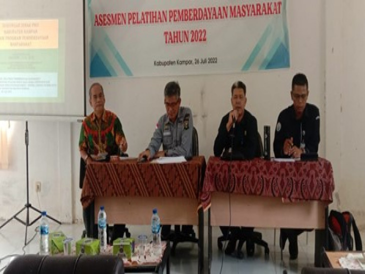 Assessment Pelatihan Pemberdayaan Masyarakat Desa Tahun 2022
