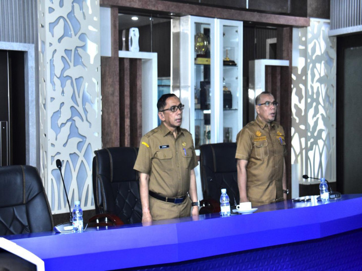 Asisten III dan Kadis PMD Ikuti Pembukaan Penjaringan Desa/Kelurahan Award 2025 Tingkat Nasional