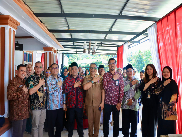 Pelaksanaan Desa Antikorupsi, KPK RI lakukan Monitoring dan Evaluasi Desa Antikorupsi Pulau Gadang.