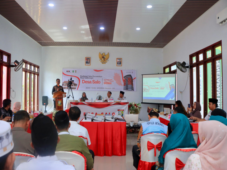 KPK RI Turun Langsung Nilai Desa Salo Sebagai Percontohan Desa Antikorupsi