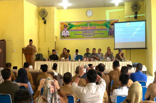 Musrenbang di Kampar Kiri Tengah Kampar Bebas Stunting Tahun 2024