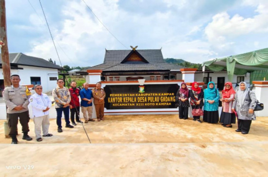 Penilaian Lomba Desa Tingkat Provinsi Riau Tahun 2024 di Desa Pulau Gadang Kec. XIII Koto Kampar