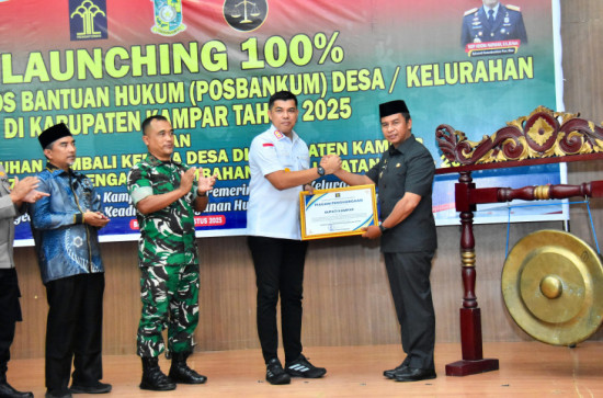 Kampar Pertama Di Prov. Riau Yang Telah 100% Membentuk Posbankum.