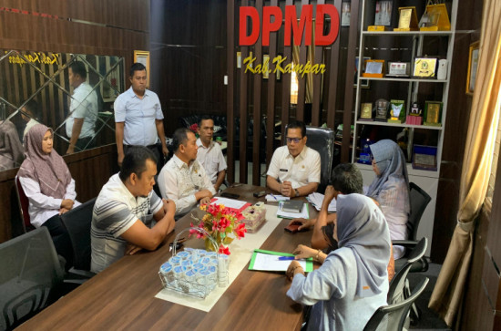 Kunjungan Kerja DPRD Kabupaten Agam Provinsi Sumatera Barat ke Dinas PMD Kampar
