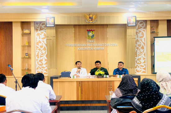 Sosialisasi Penyelenggaraan Jaminan Sosial Ketenagakerjaan Bagi Perangkat Desa & KLD se- Kab. Kampar