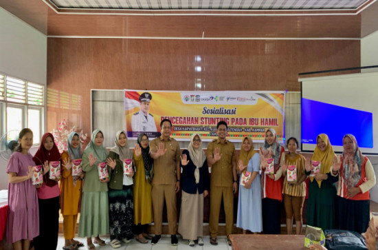 Sosialisasi Penceganan Stunting pada ibu hamil dilaksanakan oleh pemerintah Desa Karya Bhakti