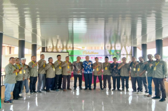 PELATIHAN PENINGKATAN KAPASITAS APARATUR DESA KUOK OLEH DINAS DPMD KABUPATEN KAMPAR