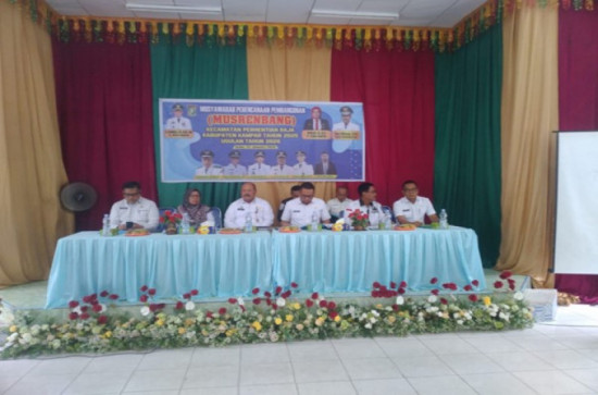 Pemkab Kampar Jaring Aspirasi Masyarakat pada Musrenbang di Kecamatan Perhentian Raja.