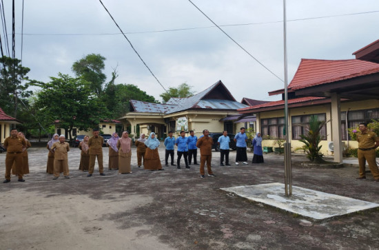 Sebagai Wujud Disiplin, Dinas PMD Laksanakan Apel Rutin Senin Pagi