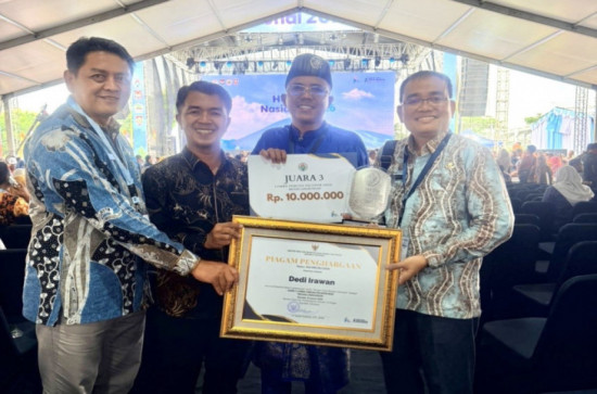 Dedi Irawan dari Kampar Raih Juara 3 Nasional Pemuda Pelopor Desa 2026