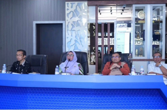 Kadis PMD Dampingi Wakil Bupati Kampar Ikuti Rakor Monitoring Pelaksanaan Gerakan Indonesia ASRI